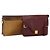 Borsa a Spalla CARTIER in Pelle 2 Set Bordeaux Beige Auth 164635 Bordò