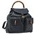 Zaino in Pelle Gucci Bamboo Nero Oro 003 2058 0016 Auth gh2009