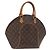 LOUIS VUITTON Borsa a Mano Monogram Ellipse MM M51126 LV Auth BAZ507 Monogramma
