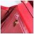 Bolsa de Ombro Christian Dior em Couro Vermelho Dourado Auth BAZ634 - vista 19