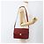Bolsa de Ombro Christian Dior em Couro Vermelho Dourado Auth BAZ634 - vista 21