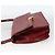 Bolsa de Ombro Christian Dior em Couro Vermelho Dourado Auth BAZ634 - vista 4