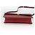 Bolsa de Ombro Christian Dior em Couro Vermelho Dourado Auth BAZ634 - vista 9