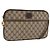 Gucci Borsa a Spalla GG Supreme PVC Beige Oro Auth ka3822 D'oro