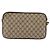 Gucci Borsa a Spalla GG Supreme PVC Beige Oro Auth ka3822 D'oro - vista 3
