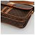 Céline Borsa a spalla circolare in tela Macadam CELINE in pelle PVC marrone oro Auth YKZ1117 - vista 10