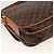 Céline Borsa a spalla circolare in tela Macadam CELINE in pelle PVC marrone oro Auth YKZ1117 - vista 13