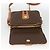 Céline Borsa a spalla circolare in tela Macadam CELINE in pelle PVC marrone oro Auth YKZ1117 - vista 14