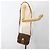 Céline Borsa a spalla circolare in tela Macadam CELINE in pelle PVC marrone oro Auth YKZ1117 - vista 23