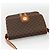 Céline Borsa a spalla circolare in tela Macadam CELINE in pelle PVC marrone oro Auth YKZ1117 - vista 6