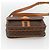 Céline Borsa a spalla circolare in tela Macadam CELINE in pelle PVC marrone oro Auth YKZ1117 - vista 9
