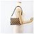 Bolso de Hombro Gancini de Nylon Marrón Dorado Salvatore Ferragamo Auth YKZ614 Castaño - vista 20
