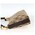 Bolso de Hombro Gancini de Nylon Marrón Dorado Salvatore Ferragamo Auth YKZ614 Castaño - vista 4