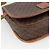 Céline Borsa a Spalla in Tela Macadam CELINE in Pelle PVC Marrone Oro Auth ka3828 D'oro - vista 11