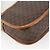 Céline Borsa a Spalla in Tela Macadam CELINE in Pelle PVC Marrone Oro Auth ka3828 D'oro - vista 13
