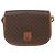 Céline Borsa a Spalla in Tela Macadam CELINE in Pelle PVC Marrone Oro Auth ka3828 D'oro - vista 2