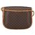 Céline Borsa a Spalla in Tela Macadam CELINE in Pelle PVC Marrone Oro Auth ka3828 D'oro - vista 3