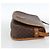 Céline Borsa a Spalla in Tela Macadam CELINE in Pelle PVC Marrone Oro Auth ka3828 D'oro - vista 5