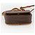 Céline Borsa a Spalla in Tela Macadam CELINE in Pelle PVC Marrone Oro Auth ka3828 D'oro - vista 9