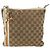 Borsa a Spalla Gucci GG Canvas Sherry Line Beige Oro 144888 Auth AMZ009 D'oro - vista 2