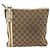 Borsa a Spalla Gucci GG Canvas Sherry Line Beige Oro 144888 Auth AMZ009 D'oro - vista 3
