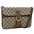 Gucci Borsa a Spalla GG Supreme PVC Beige Oro Auth YKZ952 D'oro