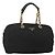 Borsa Boston PRADA in nylon nero e oro Auth YKZ869 D'oro