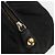 Borsa Boston PRADA in nylon nero e oro Auth YKZ869 D'oro - vista 16