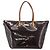 LOUIS VUITTON Borsa Tote Bellevue GM Monogram Vernis Amarante M93589 Auth YKZ1600 Bordò - vista 13