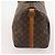 LOUIS VUITTON Monogram Keepall Bandouliere 50 Borsa Boston M41416 LV Auth LNZ491 Monogramma - vista 4
