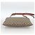 Gucci Borsa a Spalla GG Supreme PVC Beige Oro 201446 Auth YKZ206 D'oro - vista 10
