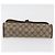 GUCCI GG Supreme Web Sherry Line Clutch Bag PVC Beige Oro Auth 174412 D'oro - vista 7