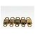 LOUIS VUITTON Set di 10 Lucchetti in metallo Oro LV Auth am11193 D'oro - vista 6
