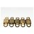 LOUIS VUITTON Set di 10 Lucchetti in metallo Oro LV Auth am11193 D'oro - vista 7