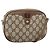 Borsa Sherry Line GG Supreme Web di GUCCI in PVC beige e oro 89 02 066 Auth BAZ503 D'oro