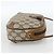 Borsa Sherry Line GG Supreme Web di GUCCI in PVC beige e oro 89 02 066 Auth BAZ503 D'oro - vista 5