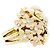 Anello Roberto Coin, oro rosa, smalto e diamanti. - vista 3