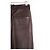 Helmut Lang Pantalones rectos de cuero marrón Castaño - vista 4