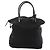 Borsa a spalla Louis Vuitton Lockit Verticals MM Monogram Désil in blu navy M93842 Nero