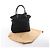 Borsa a spalla Louis Vuitton Lockit Verticals MM Monogram Désil in blu navy M93842 Nero - vista 16