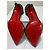 Christian Louboutin Iriza 100 Glitter Floque Suede Nero 36.5 D'oro - vista 10