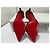 Christian Louboutin Iriza 100 Glitter Floque Suede Nero 36.5 D'oro - vista 12