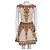Vestido ajustado estampado beige Valentino NWOT Talla M Pre-owned