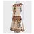 Vestido ajustado estampado beige Valentino NWOT Talla M Pre-owned - vista 2