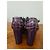Botas de cano curto com cadarço Baldinini em couro roxo com efeito crocodilo e pelagem - vista 3