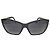 Occhiali da sole Chanel in acetato nero con dettagli a catena
