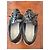 Autre Marque Scarpe basse nere verniciate con nappine e borchie Nero - vista 2