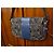 Borsa a tracolla Versus in tela blu con logo - vista 4