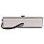Clutch Chanel 2008 in pelle bianca con logo CC argento