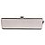 Clutch Chanel 2008 in pelle bianca con logo CC argento - vista 3